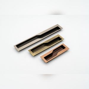 MODERN STAINLESS STEEL 202 RECTANGLE CABINET KNOB DURABLE ECO FRIENDLY DRESSER DRAWER <b>WARDROBE</b> PULL <b>HARDWARE</b> MADE IN INDIA - Product Image 1