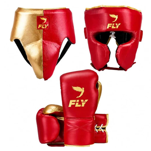 Conjunto de Entrenamiento de Boxeo Personalizado, Conjunto de Sparring de Kickboxing Profesional de Cuero Azul Cielo, Equipo de Protección con Logotipo Personalizado - Product Image 2