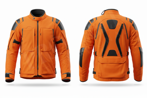 เสื้อแจ็คเก็ตมอเตอร์ไซค์สั่งทำขายส่ง พร้อมแผ่นรองป้องกันและกระเป๋าอเนกประสงค์ กันน้ำ ทนทาน ดีไซน์แข็งแรง - Product Image 4