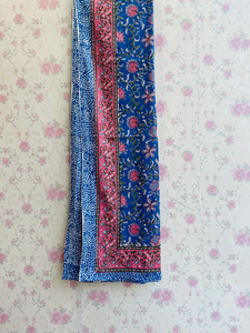 Écharpe carrée indienne imprimée en blocs de coton élégance légère fabriquée à la main avec soin étole de plage - Product Image 6