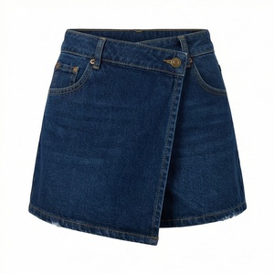 Shorts de Mezclilla para Mujer, Cintura Alta, Pantalones de Algodón, Estilo Veraniego, Moda Urbana, Color Personalizado, Diseños Únicos - Product Image 1