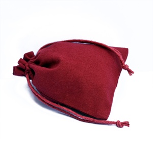 Biểu Tượng Tùy Chỉnh Thân Thiện Với Môi Bông <span class=keywords><strong>Maroon</strong></span> Dây Kéo Đồ Trang Sức Lưu Trữ Pouch Ấn Độ Handmade Ủng hộ Đám Cưới Voile Túi Mua Sắm Túi - Product Image 3