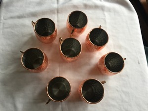 NJO Durable <b>Copper</b> <b>Mug</b> with Handle Eco Friendly Contemporary Design for Moscow Mule Vodka Bar Accessories Parties usage - Product Image 5