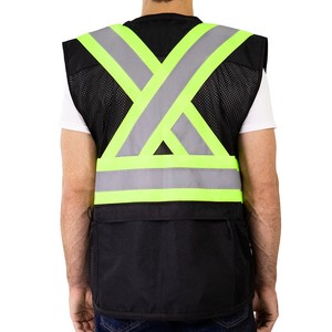 Gilet de sécurité réfléchissant personnalisé pour les travailleurs du bâtiment, de l'exploitation minière et de l'ingénierie - Product Image 2