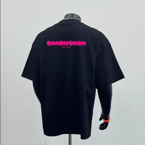 Custom <b>Mens</b> Short Sleeve Vintage Washed T-Shirt Retro American Doberman Print 100% Cotton Solid <b>Animal</b> Cross-Border Summer Trend - Product Image 2