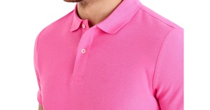 T-shirt de golf pour homme à manches courtes, 100 % coton, anti-plis, avec poche, décontracté, haute qualité, produit le plus vendu - Product Image 3