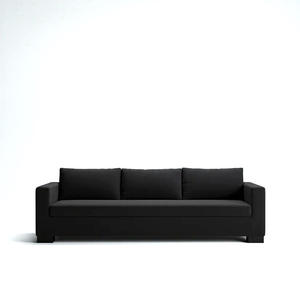 Sofá Urbano Moderno de 3 Plazas, Tapizado en Tela Terracota, con Brazos Ajustables y Patas de Madera Oscura - Product Image 6