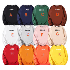 Sudadera con Forro y Bordado de Logotipo Personalizado, Sudadera Unisex con Cuello Redondo, Top de Felpa, Múltiples Colores, Tela de Algodón y Poliéster, Venta al Por Mayor - Product Image 5