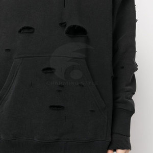 Hoodies tendance pour usage extérieur, style décontracté, pour l'hiver, avec effet vieilli et différents designs. - Product Image 5