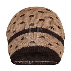 INTERKNIT INTERNATIONAL Bonnet unisexe chaud en tricot, tissu épais et doux, décontracté, pour l'extérieur, idéal pour la saison froide, confort personnalisé - Product Image 3