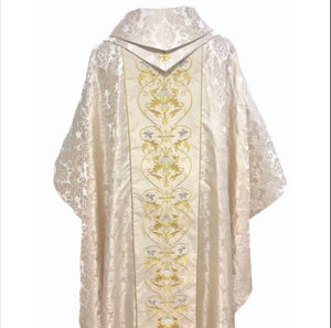 Prix d'usine 5 couleurs Chasuble gothique, Robe, Toge, Cape, Robe de Pasteur, Robe de Prêtre, Robe de Moine, Robe de Célébrant, Robe de Vicaire, Robe de Vicaire d'épiscopat, Robe de Clergé Doctorale Vintage - Product Image 5
