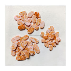 High Quality Trendy Marble-Looking Green Resin Lucite <b>Loose</b> <b>Beads</b> Standard Irregular Shape Chunky Jewelry Making Accessories - Product Image 3