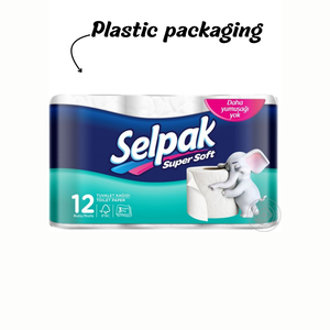 Emballage en plastique PE imprimé en héliogravure, durable, à fond carré, OEM ODM, pour papier toilette et produits ménagers - Product Image 1