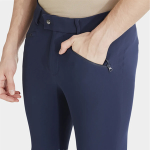 Pantalones de equitación de cuero de alta moda, gran oferta, para hombre y mujer, con logo personalizado, corte regular, tiro alto, transpirables, de secado rápido - Product Image 4