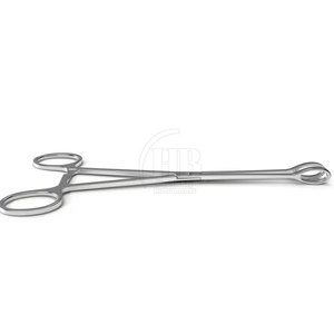Fast Shipping Premium Manual Reusable Surgical <b>Sponge</b> Forceps 12-Inch Stainless Steel Surgical Instruments Ring <b>Handle</b> - Product Image 3