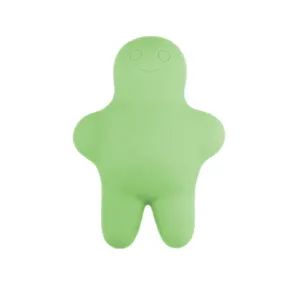 Small goldfish bath toys baby silicone light green human type