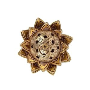 Quemador de Incienso de Latón de Lujo con Tapa, Decorativo, con Efecto de Flujo de Humo, para Meditación, Yoga, Hogar, Templo, Espiritualidad - Product Image 2