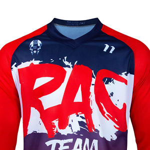 Jersey de Motocross Personalizado de Malla Sublimada, Resistente al Viento, para Invierno, para Ciclismo MTB MX, Motociclismo y Automovilismo - Product Image 4