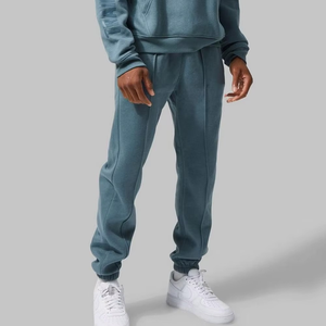 Conjunto de Sudadera y Pantalón Jogger para Hombre con Estampado Digital, Efecto Desgastado y Lavado Ácido, de Dos Piezas, Manga Larga - Product Image 4