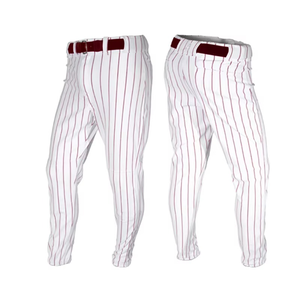 Men's Baseball Softball Printed Striped Training Teams Sports Pants Plus Size Custom Design Print Durable Baseball Long <b>Knickers</b> - Product Image 3