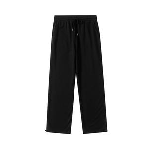 Men 100% Cotton French Terry Sweatpants Adjustable Leg Opening Cuffed Pants Casual Custom logo <b>Drawstring</b> Pant <b>Trousers</b> - Product Image 4