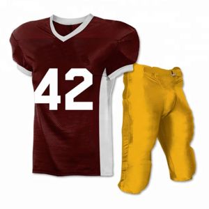 Nouvel ensemble d'uniformes de football américain pour joueurs masculins avec coutures robustes et confort optimal - Product Image 5