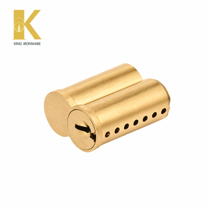 Cilindro de Puerta con Múltiples Opciones de Ranura para Llave, Latón Satinado, Ranura de 7 Pines Tipo F SFIC para Seguridad en Edificios Comerciales - Product Image 5