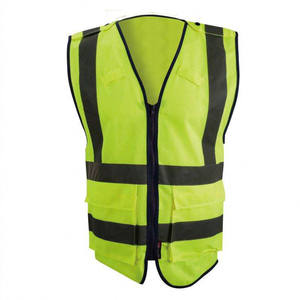 Chaleco de Seguridad de Alta Visibilidad ANSI Clase 2, Impermeable, Reflectante, con LED Intermitente, Sin Mangas, Transpirable, con Logotipo Personalizado - Product Image 1