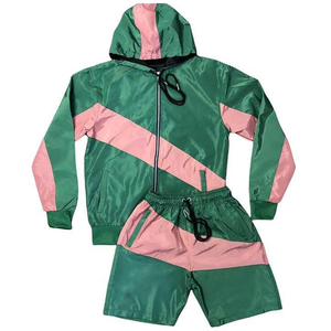 Streetwear Custom LogoCotton Windbreaker Tracksuit Joggers Pants Breathable <b>Jacket</b> Two Piece Windbreaker Set Tracksuits for Men - Product Image 5