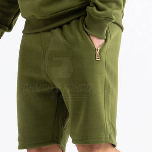 Conjunto de Sudadera con Capucha y Pantalones Cortos para Hombre, Ligero, Transpirable, de Manga Larga, Estilo Casual para Invierno - Product Image 3