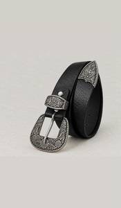 Men's Genuine Cow Hide Leather Western <b>Belt</b> <b>Silver</b> Alloy Pin <b>Buckle</b> Solid Casual - Product Image 3