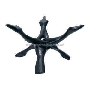 Support trépied robuste en métal pour coquille d'ormeau, boule de cristal, coupelles à bijoux, géodes et autres objets lourds - Product Image 3