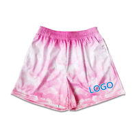 Pantalones Cortos Casuales de Malla Sólida para Hombre, Personalizados, de 5-9 Pulgadas de Entrepierna, Transpirables, Ecológicos, de Secado Rápido, de Cintura Media, para Baloncesto, Playa y Actividades Deportivas