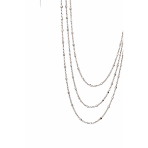 Revalia Plain Minimalist <b>Cable</b> Chain Women's Wedding Party Daily Wear Gift Necklace - Product Image 3