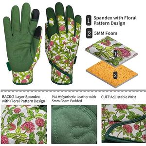 Gants de jardinage en cuir de qualité supérieure, imperméables, pour droitiers, entièrement résistants aux coupures, durables, flexibles, avec poignées anti-épines pour le jardinage - Product Image 6
