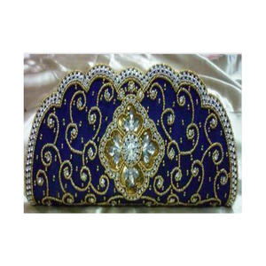 Bolso de Mano Tipo Clutch con Cuentas de Cristal, Diseño de Lujo 2026, Bolso de Seda y Tela con Nuevo Patrón, en Oferta, para Fiestas - Product Image 2