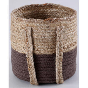 Grands paniers de rangement en coton et corde de jute, paniers pour plantes/chiens, paniers en corde tressée en coton pour enfants - Product Image 5