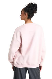 Varsity Lettering 3D Chenille Embroidery Pullover Top Oversized Regular Fit Crewneck Women's Hoodies Low MOQ Custom Sweatshirt - Product Image 4