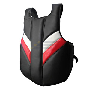 Protège-poitrine léger en cuir pour l'entraînement, couleur bleue, de haute qualité, pour hommes - Product Image 1