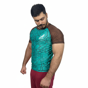 Meilleures ventes : Rashguard à manches courtes, dernière conception, pour MMA, couleur unie, Rashguards à manches courtes - Product Image 2