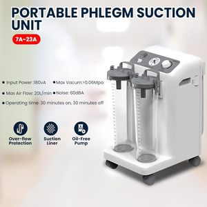Unidad de Succión de Flemas Portátil de Plástico, Aspirador de Esputo Eléctrico, Bomba Sin Aceite, Dispositivo de Vacío Médico de Bajo Ruido, 30L/min de Succión - Product Image 1