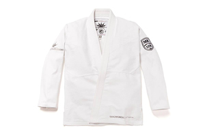 Kimono de Jiu Jitsu BJJ Shoyorol Batch 103 Blanco Premium, Uniforme para Entrenamiento y Competencia, 440 g/m², 100% Algodón, Corte Holgado, Personalizado para Adultos - Product Image 3