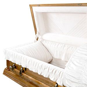 Lujo Americano Tradicional Nuevo DSP LTD Ataúdes Respetuoso del medio ambiente Personalizable Durable Madera Natural Urnas Conmemorativas 3D - Product Image 3