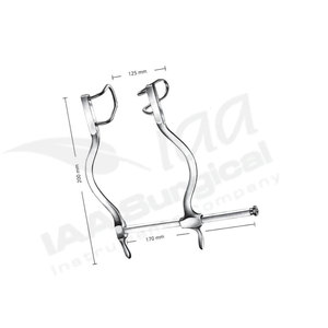 Retractor Abdominal Manual, Instrumento Quirúrgico Médico de Acero Inoxidable, Aprobado por CE e ISO para Uso Clínico - Product Image 6