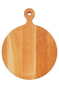 Tabla de cortar redonda de madera de acacia H a CRAFT, 100% ecológica, apta para lavavajillas, 1.5 cm de grosor - Product Image 6