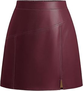 Jupe courte moulante en similicuir PU pour femme, taille haute, tendance, fabrication OEM sur mesure, fournisseur en gros - Product Image 1