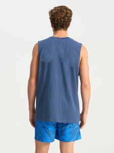 Débardeur noir élégant pour hommes, sans manches, vêtements de sport décontractés d'été - Product Image 3