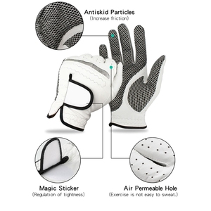 Guantes de Golf Champion Premium con Agarre, Malla Transpirable, Cierre Ajustable, Cómodos y Flexibles para Deporte - Product Image 4