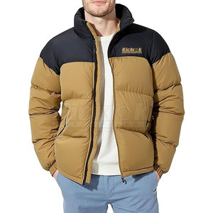 Nouvelle veste d'hiver matelassée pour homme, col montant, légère, imperméable, coupe-vent, isolation épaisse pour une chaleur accrue, usage quotidien - Product Image 3