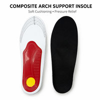 Semelles orthopédiques confortables et respirantes en EVA avec soutien de la voûte plantaire et absorption des chocs, fabrication experte
